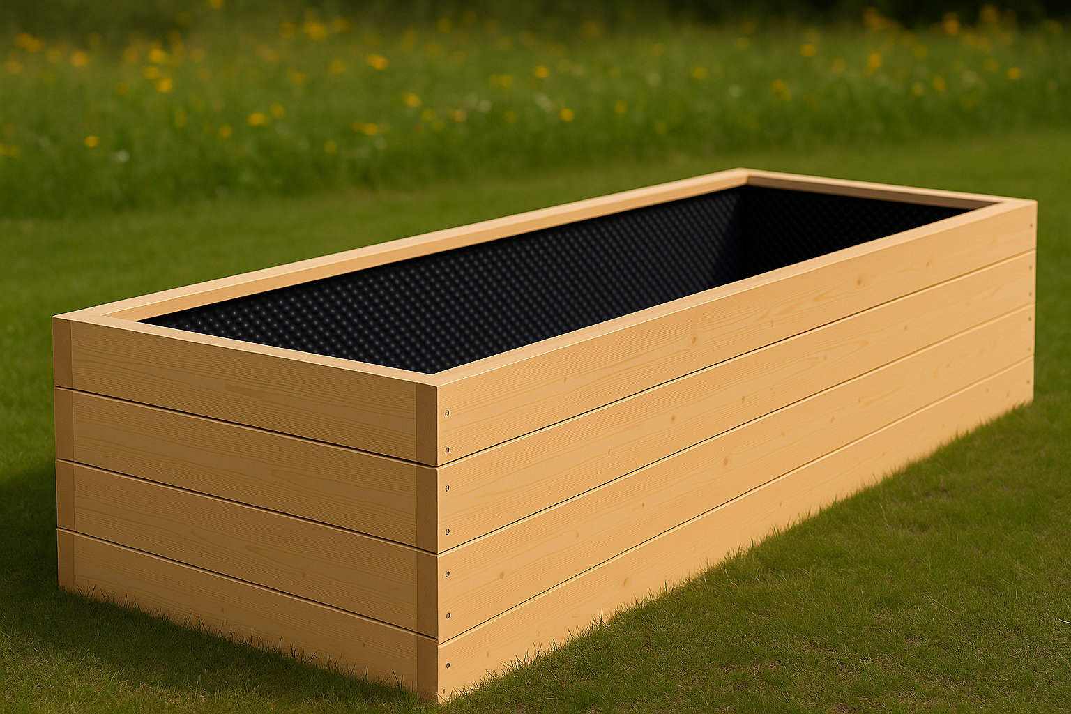 Záhradný vyvýšený záhon 1000×3000×550 mm – veľký priestor na pestovanie zeleniny, byliniek a kvetov