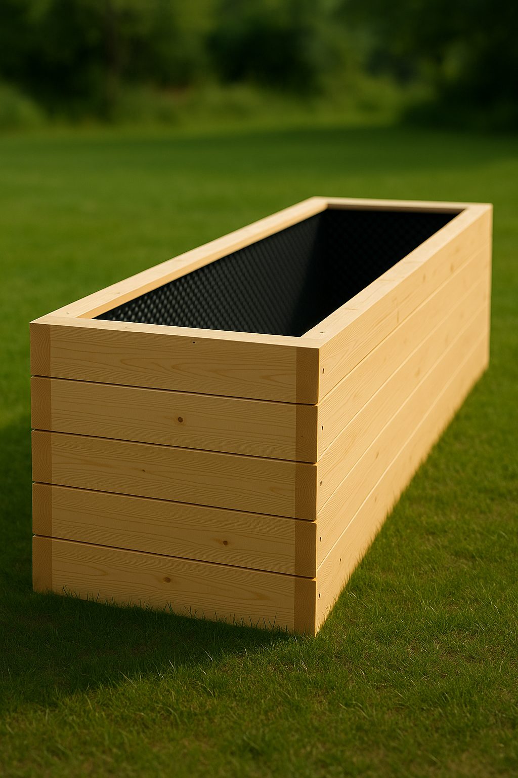 Drevený vyvýšený záhon 3 m